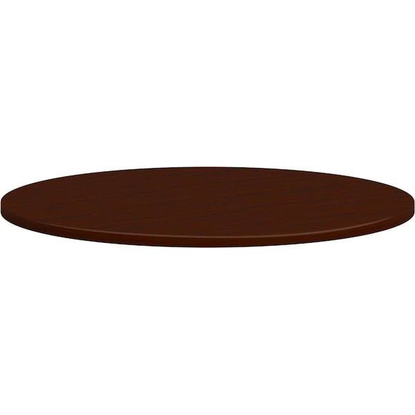 Seatsolutions Round Conference Table Top, Mahogany SE2491239 Zoro